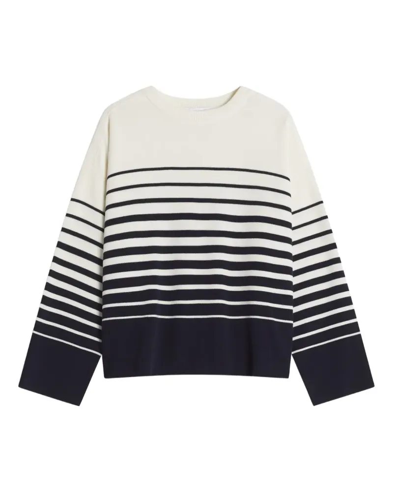 Kitsuné Gestreifter Pullover - Nude Nude