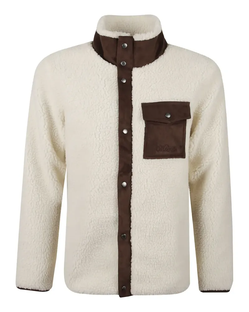 MC2 Saint Barth Jacke mit geknöpften Taschen - Weiß Weiß