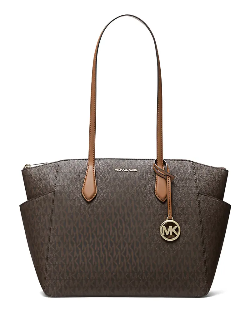 Michael Kors Marilyn monogram-print tote bag - Braun Braun