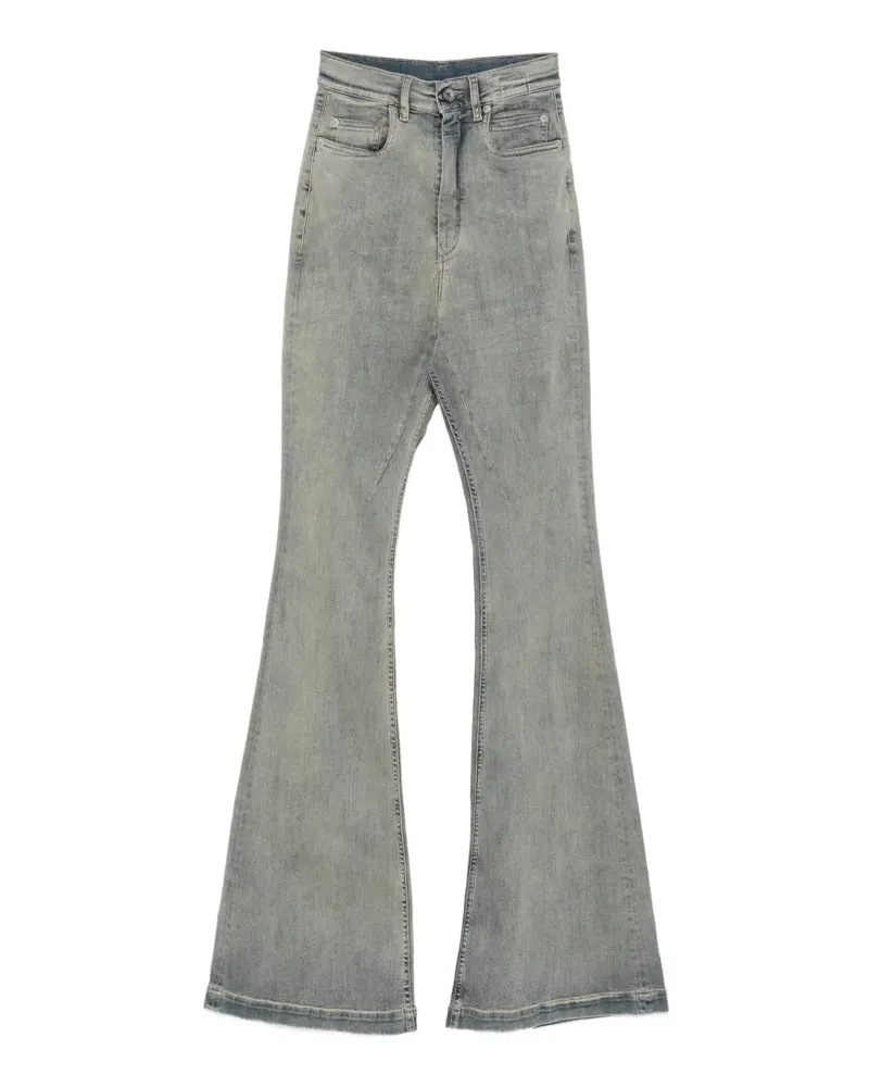 DRKSHDW by Rick Owens high-waisted flared jeans - Blau Blau