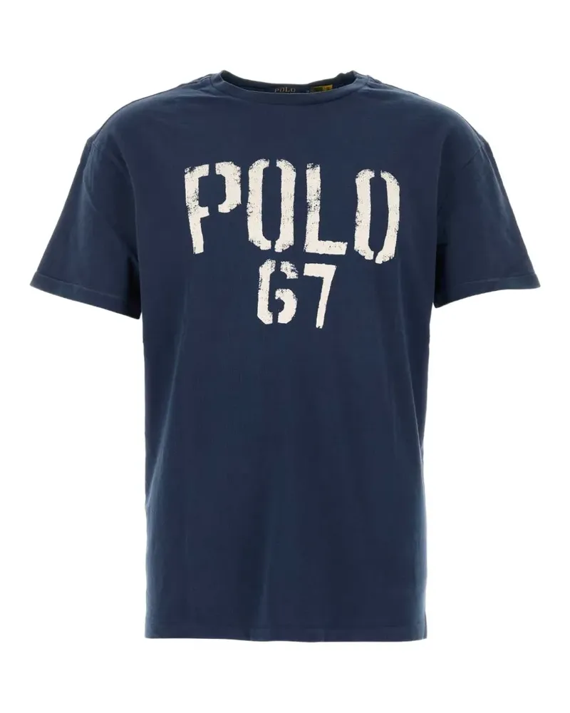Ralph Lauren logo-print T-shirt - Blau Blau