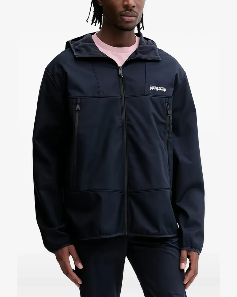 Napapijri A-Biois Kapuzenjacke - Blau Blau