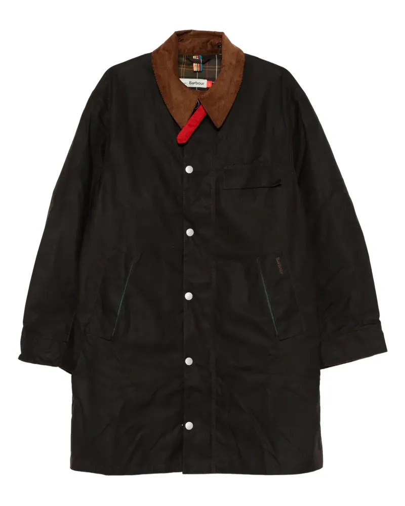 Barbour Jacke mit Cordkragen - Braun Braun