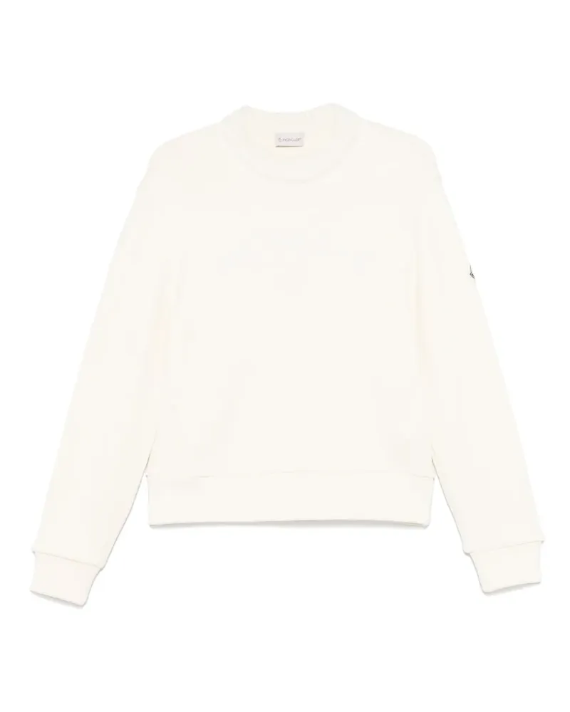 Moncler Sweatshirt mit Rundhalsausschnitt - Nude Nude