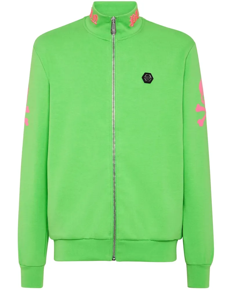 Philipp Plein Bestickte Bomberjacke - Grün Grün