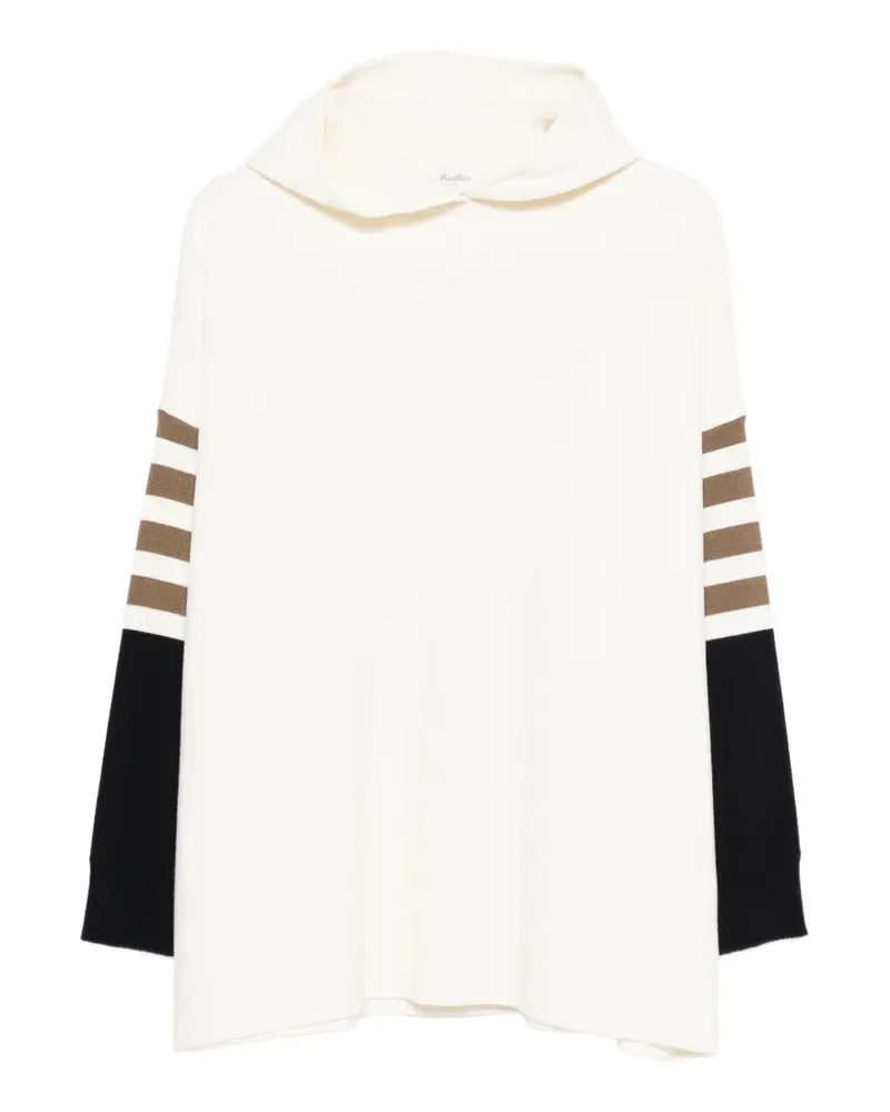 Max Mara striped-detail sweater - Weiß Weiß