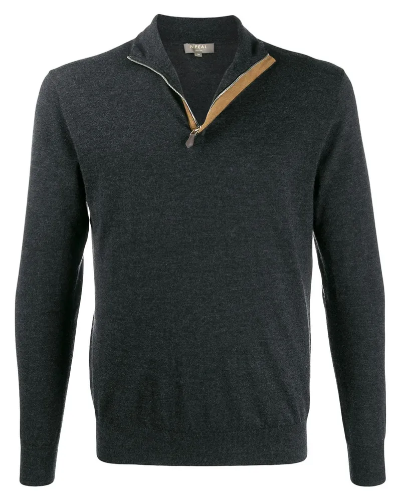 N.Peal The Regent' Pullover - Grau Grau