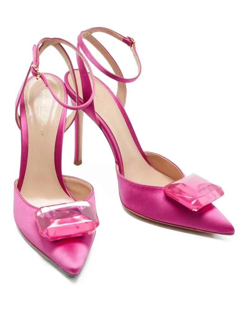 Gianvito Rossi Jaipur crystal slingback pumps - Rosa Rosa