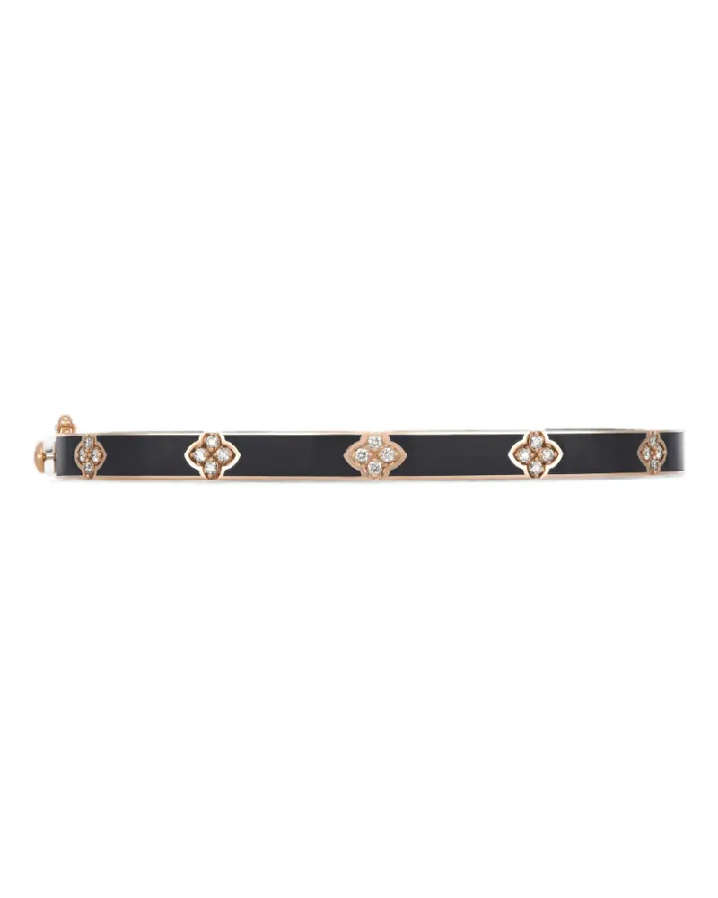 Roberto Coin Venetian Princess diamond and enamel bracelet - Rosa Rosa