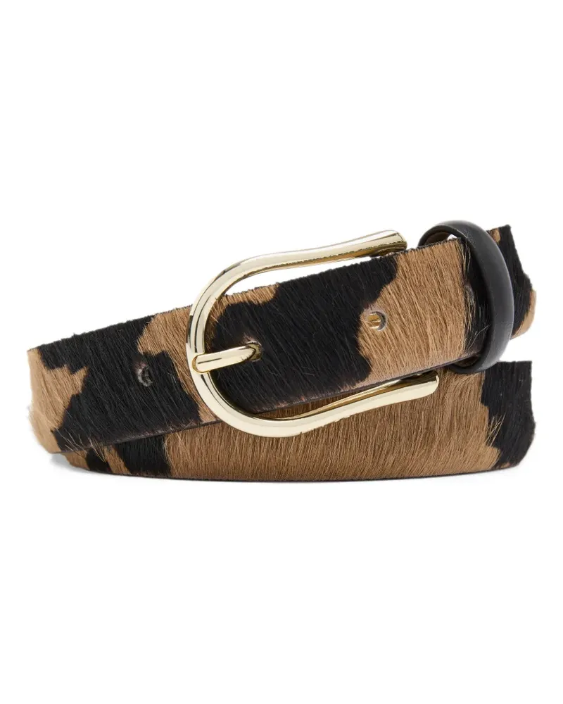 Lancel animal-print belt - Braun Braun