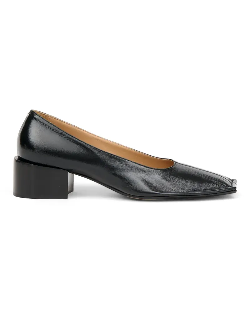 Maison Margiela Paspelierte Pumps mit eckiger Kappe - Schwarz Schwarz