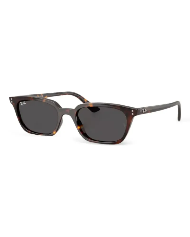 Ray Ban Zaya Sonnenbrille mit eckigem Gestell - Braun Braun