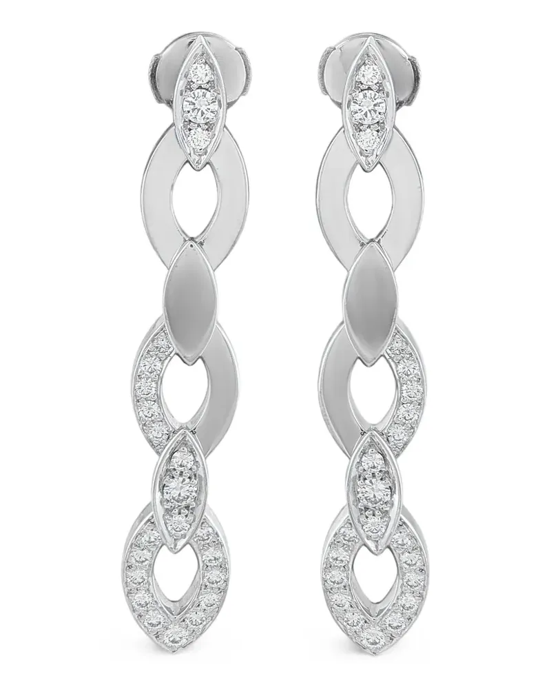 Cartier Diadea diamond drop earrings - Silber Silber