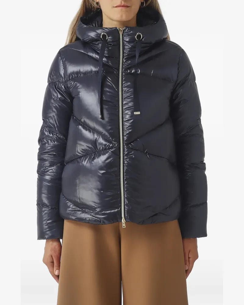 Herno hooded quilted jacket - Blau Blau