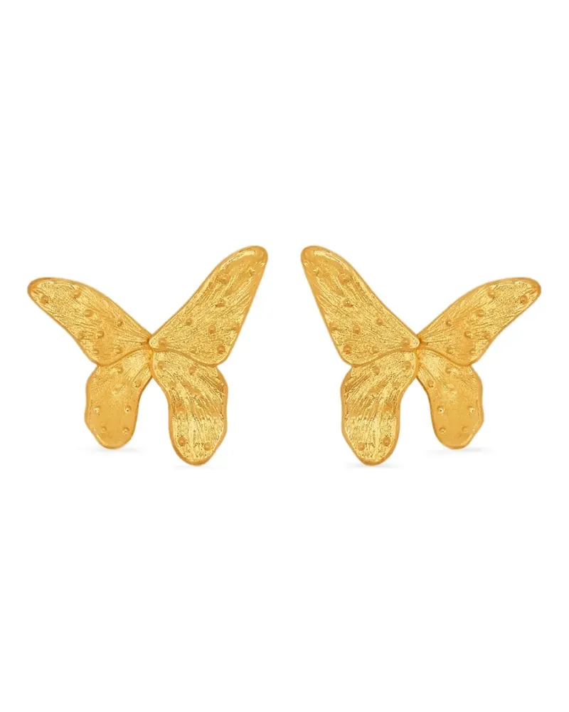 Oscar de la Renta Butterfly Ohrringe - Gold Gold