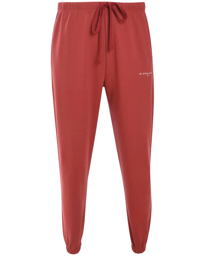 IH NOM UH NIT Jogginghose mit Logo-Print - Rot Rot