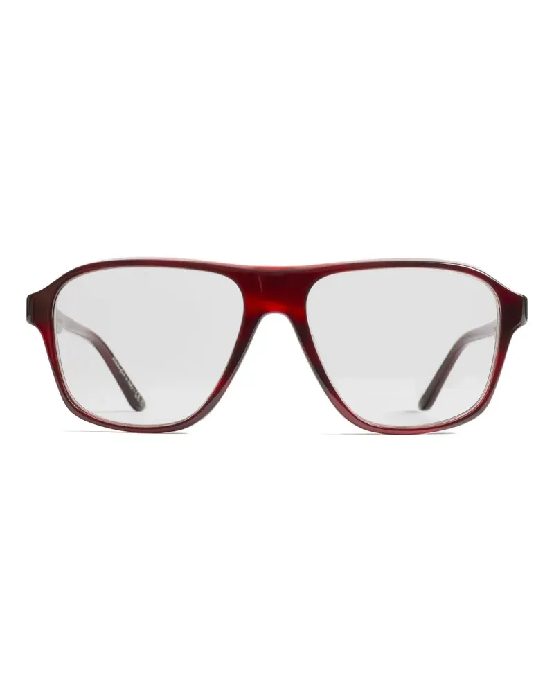 KHAITE x Oliver Peoples Brille mit eckigem Gestell - Rot Rot