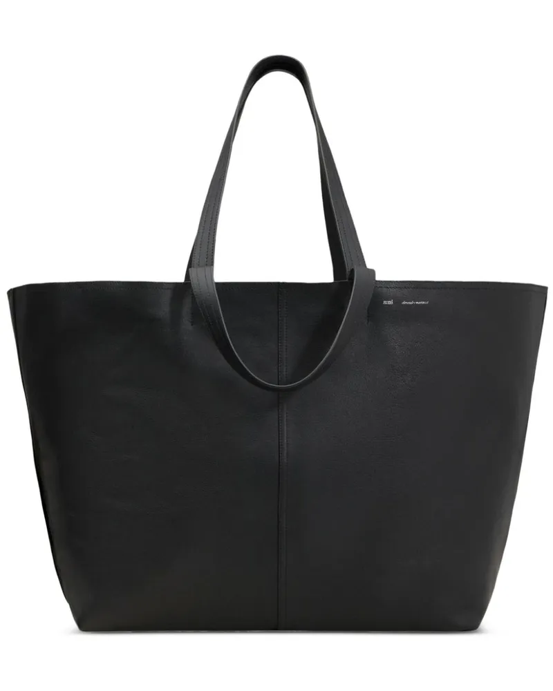 AMI Paris Maxi Tote Bag - Schwarz Schwarz