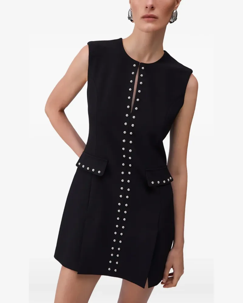 Liu Jo studded mini dress - Schwarz Schwarz