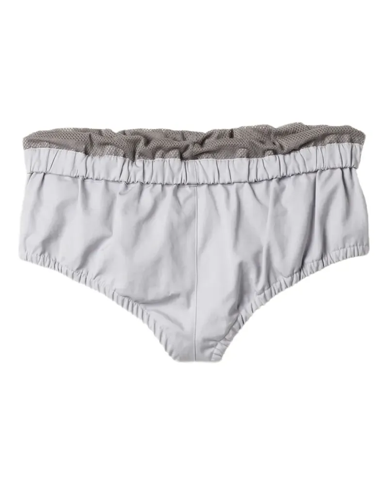 Miu Miu Slip aus Baumwolle - Grau Grau