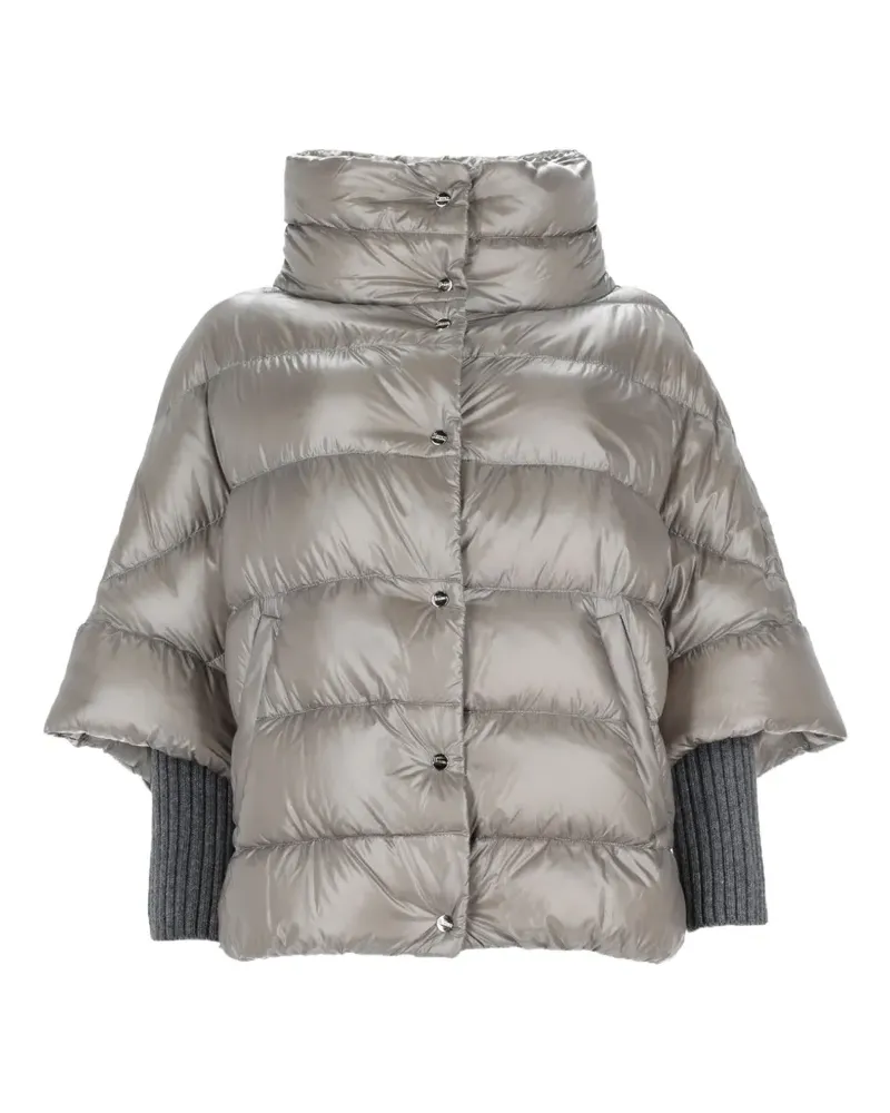 Herno quilted high-neck jacket - Grau Grau
