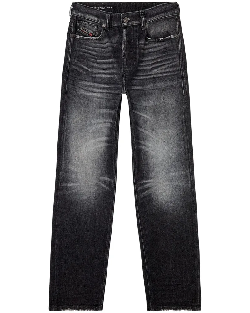Diesel D-Ark 09L50 Straight-Leg-Jeans - Schwarz Schwarz