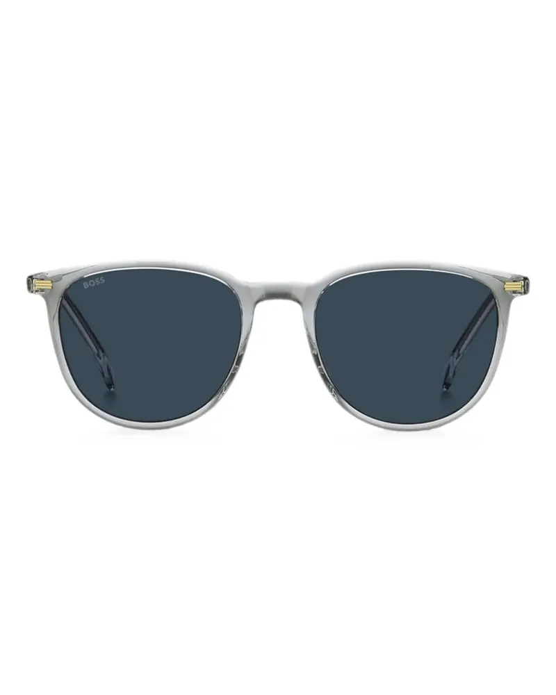 HUGO BOSS pantos-frame sunglasses - Grau Grau