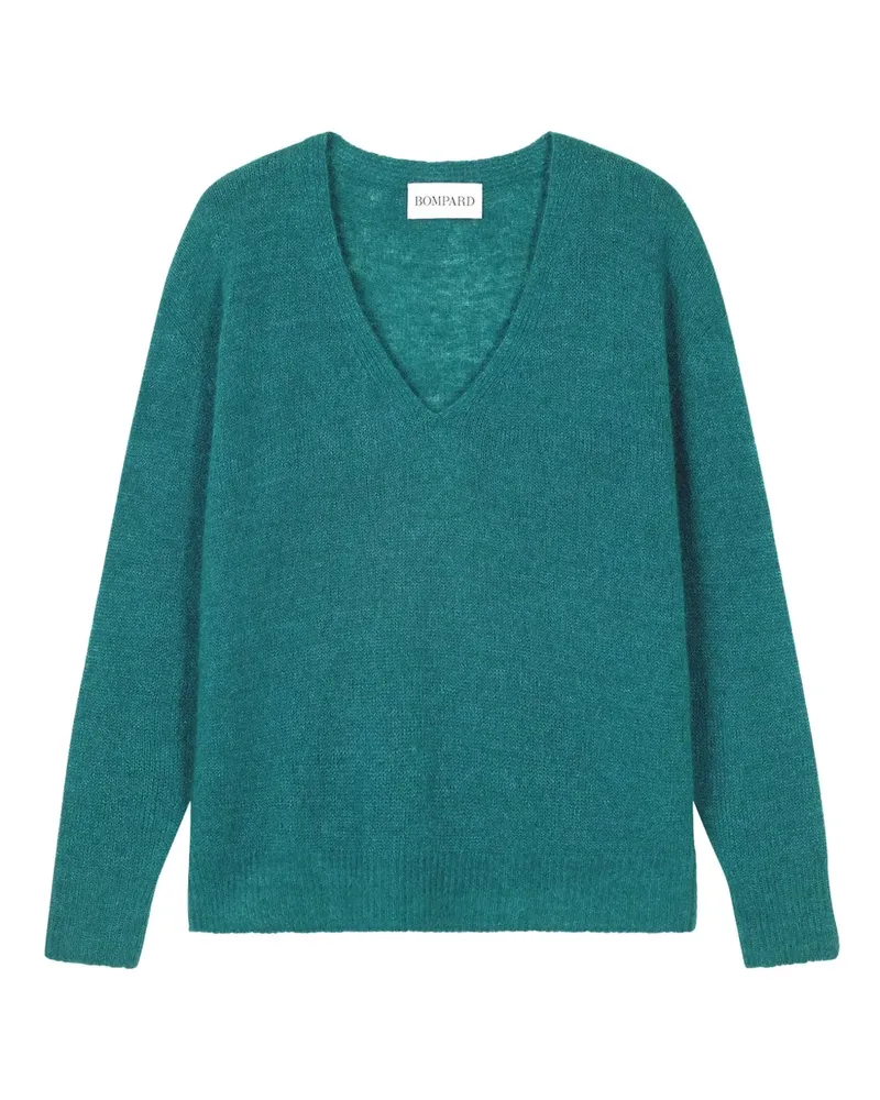 Eric Bompard Pullover mit V-Ausschnitt - Grün Grün