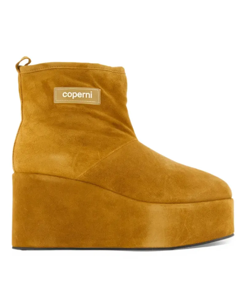 COPERNI suede wedge boots - Nude Nude