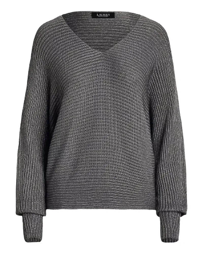 Ralph Lauren V-neck long-sleeve sweater - Grau Grau