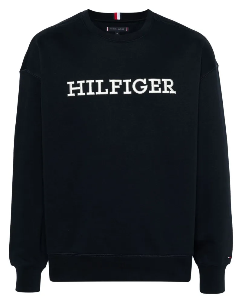 Tommy Hilfiger Sweatshirt mit Logo-Print Blau