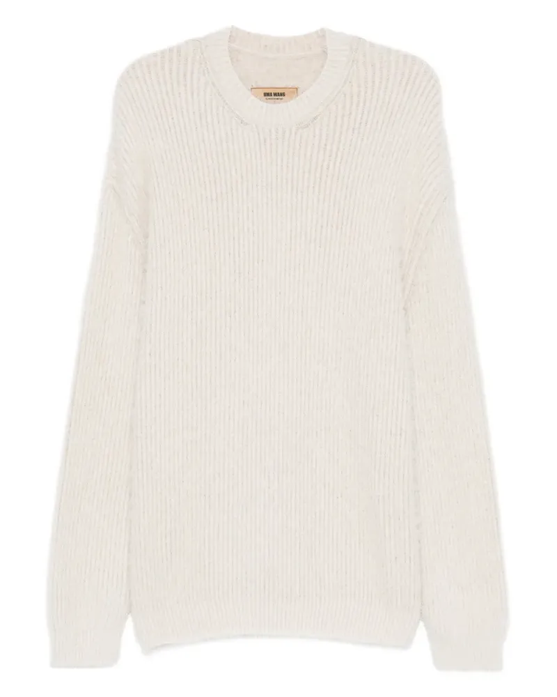 Uma Wang ribbed-knit jumper - Nude Nude