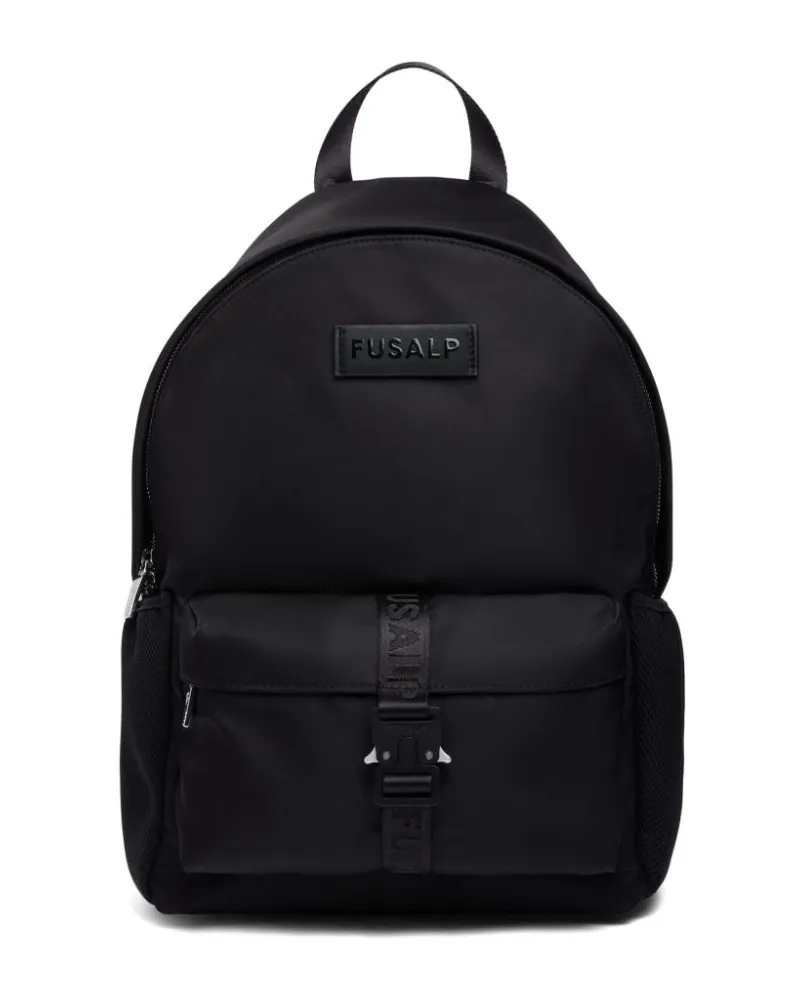 FUSALP Rucksack mit Logo-Patch - Schwarz Schwarz