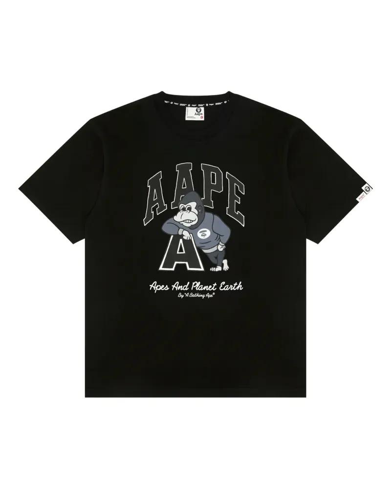 BAPE Ape Head T-Shirt - Schwarz Schwarz