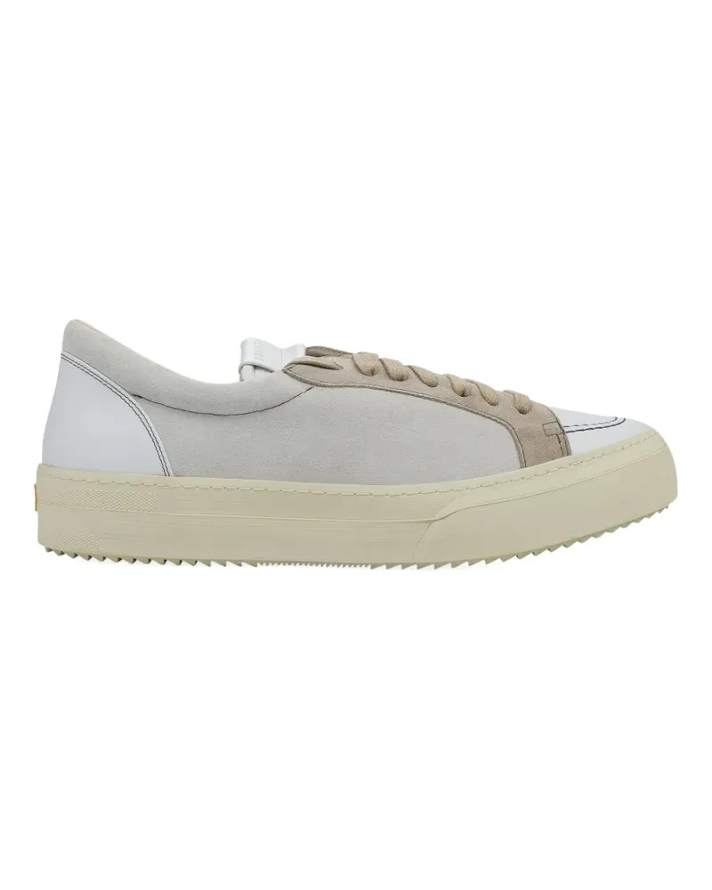 RHUDE V1 low top lace-up sneakers - Nude Nude