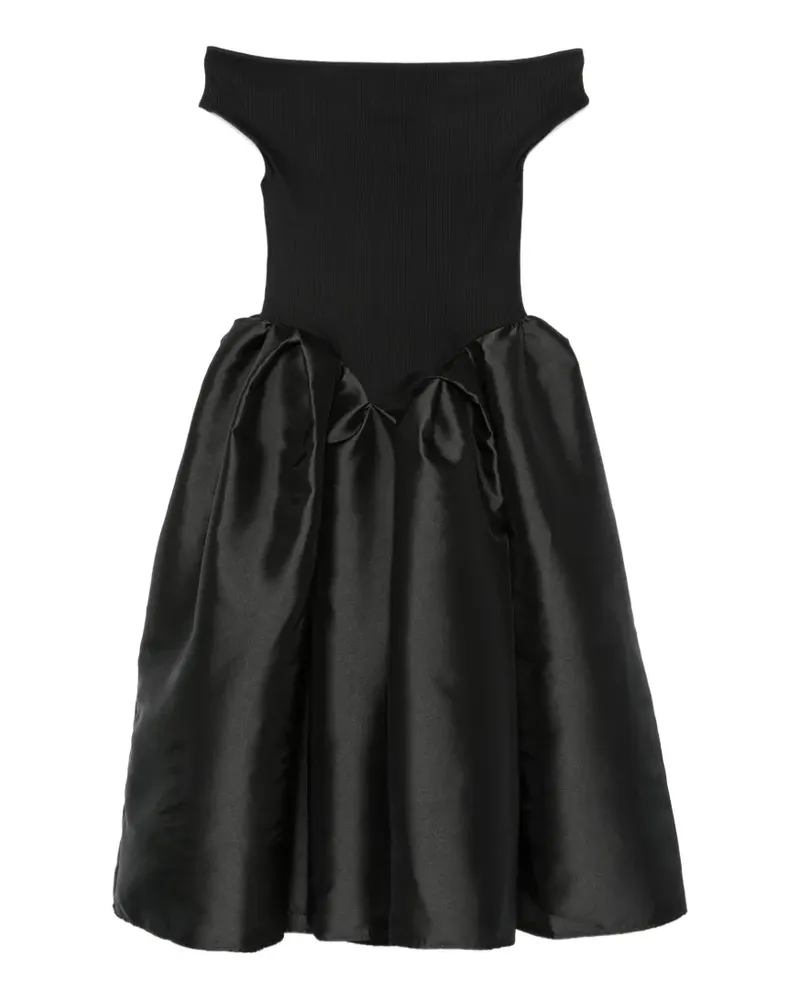 Marques ' Almeida Schulterfreies Kleid - Schwarz Schwarz