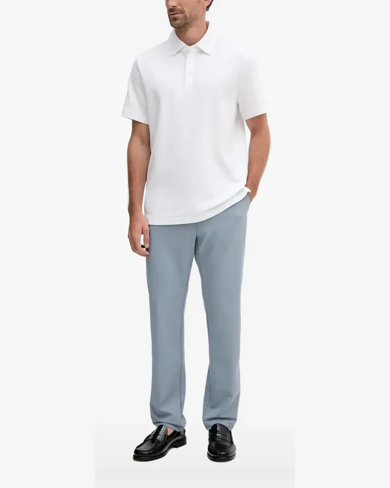 Michael Kors Strukturiertes Poloshirt - Weiß Weiß