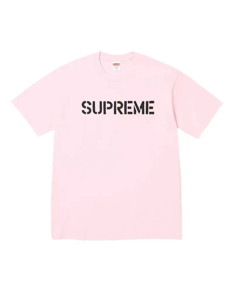 Supreme Being Hard logo-print T-shirt - Rosa Rosa