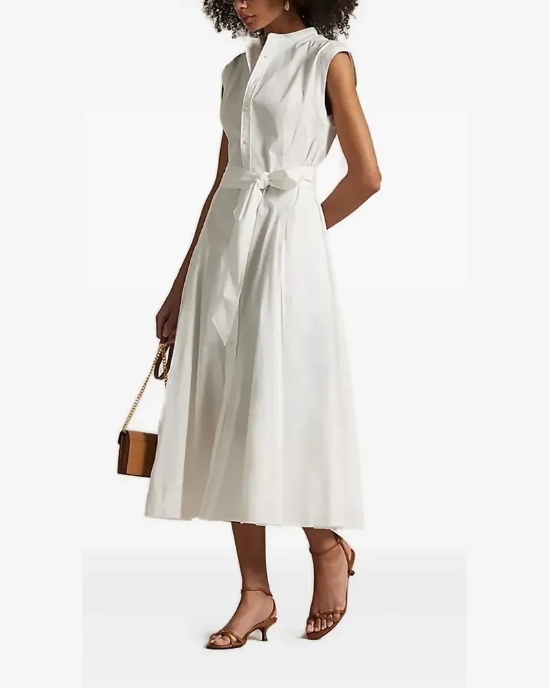 Ralph Lauren Hemdkleid mit Knöpfen - Weiß Weiß