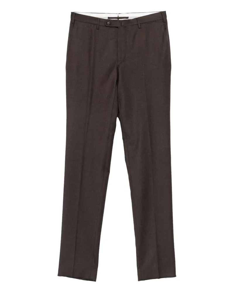 Incotex Schmale Chino - Braun Braun