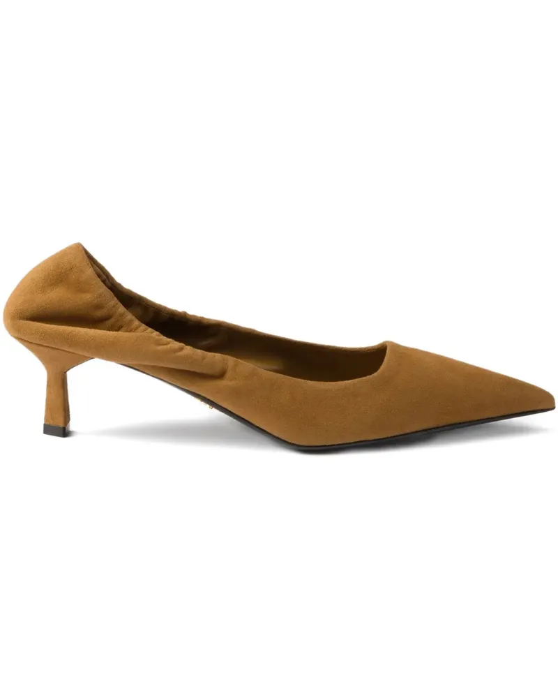 Prada Pumps mit spitzer Kappe - Braun Braun