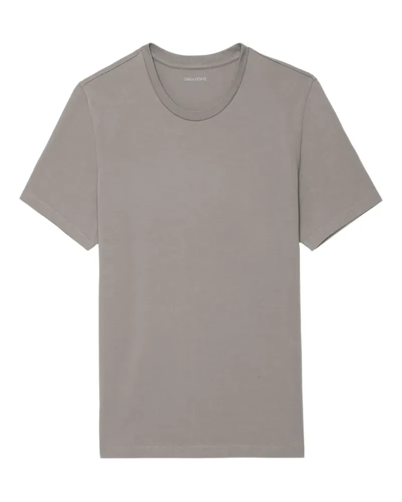 Zadig & Voltaire T-Shirt mit Totenkopf-Print - Grau Grau