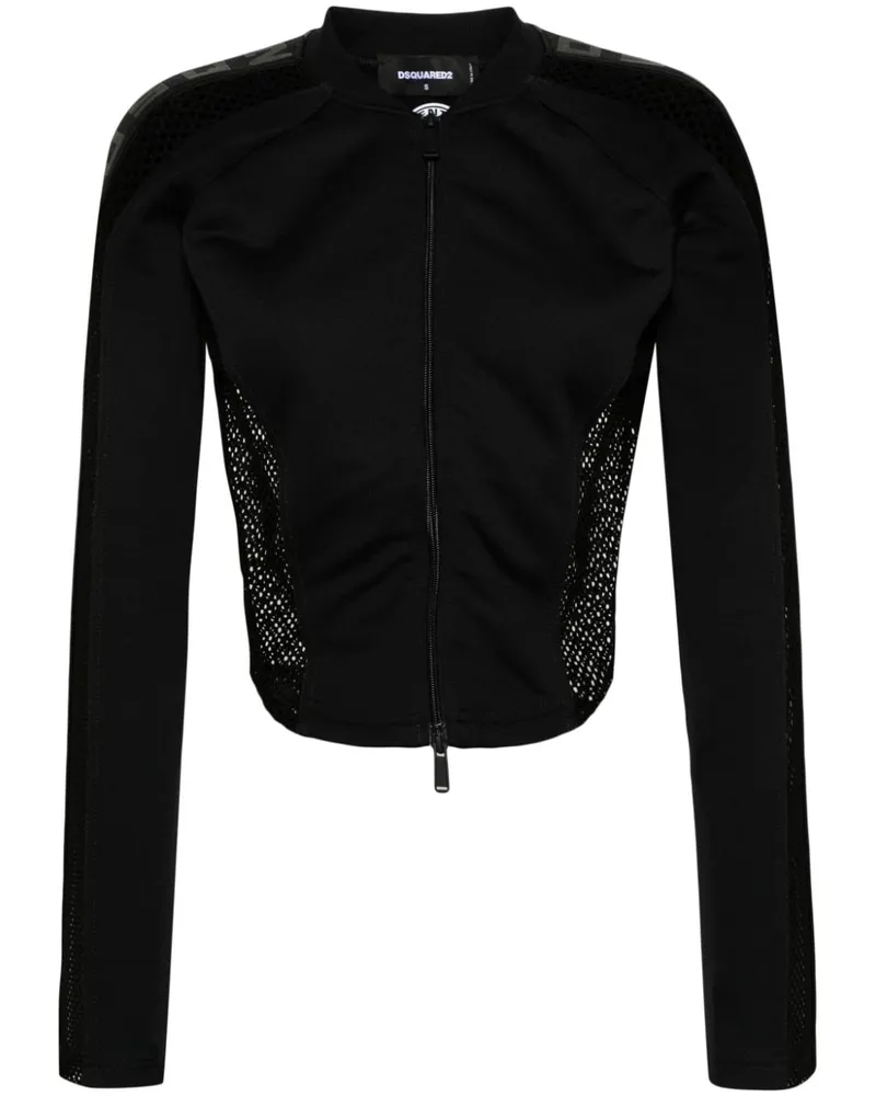 Dsquared2 Jacke mit Logo-Streifen Schwarz