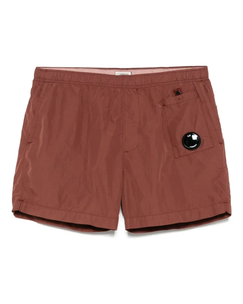 C.P. Company Lens Badeshorts - Braun Braun