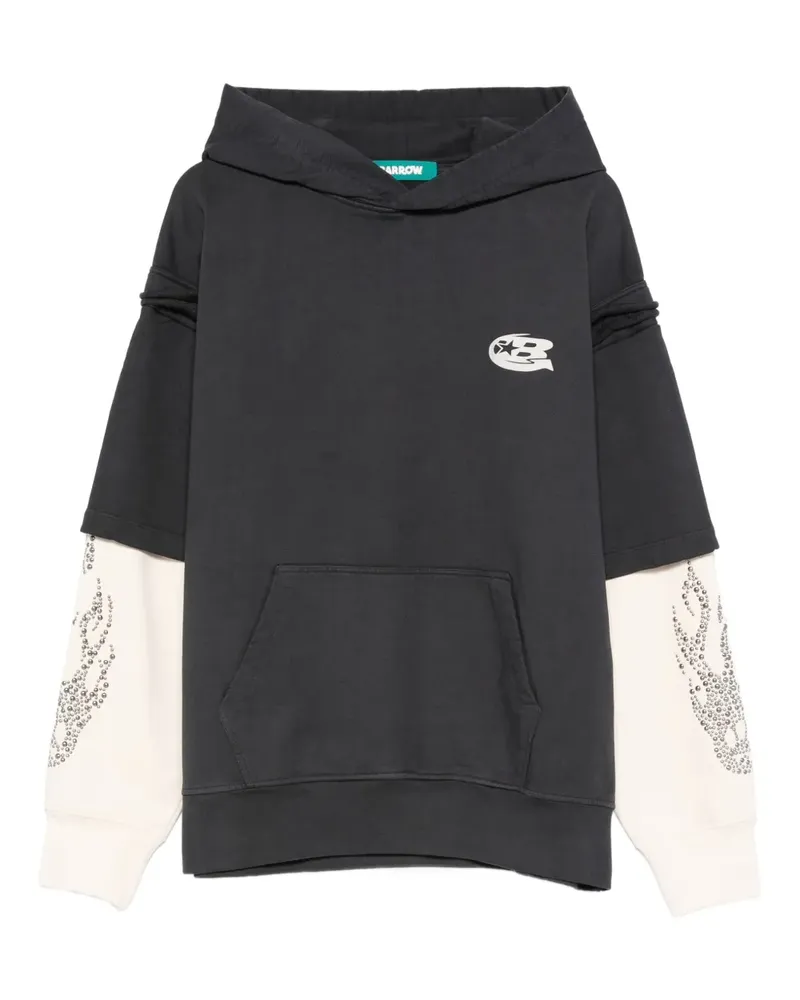 BARROW Hoodie mit Logo-Print - Grau Grau