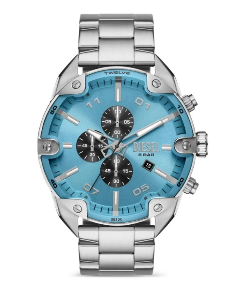 Diesel Spiked Armbanduhr 49mm - Blau Blau