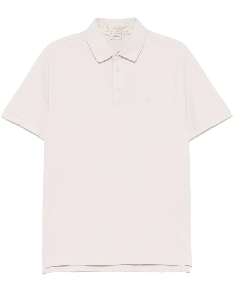 Etro Klassisches Poloshirt - Grau Grau
