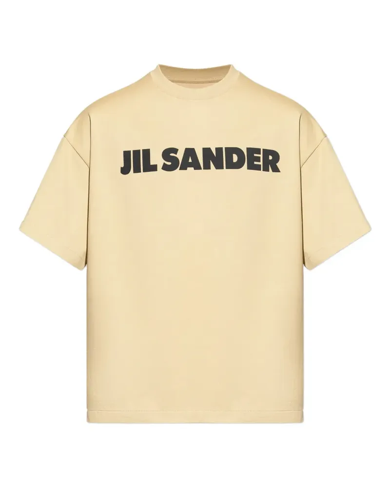Jil Sander T-Shirt mit Logo-Print - Nude Nude