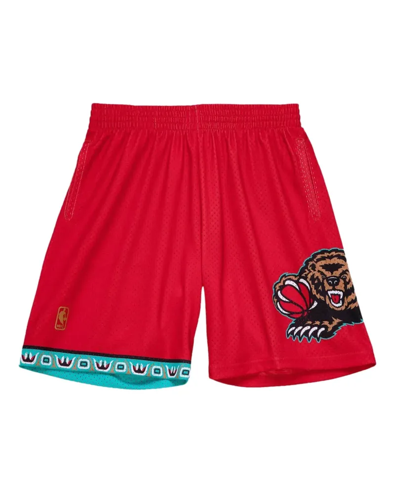 Mitchell & Ness NBA Vancouver Grizzlies 1998 Swingman Shorts - Rot Rot