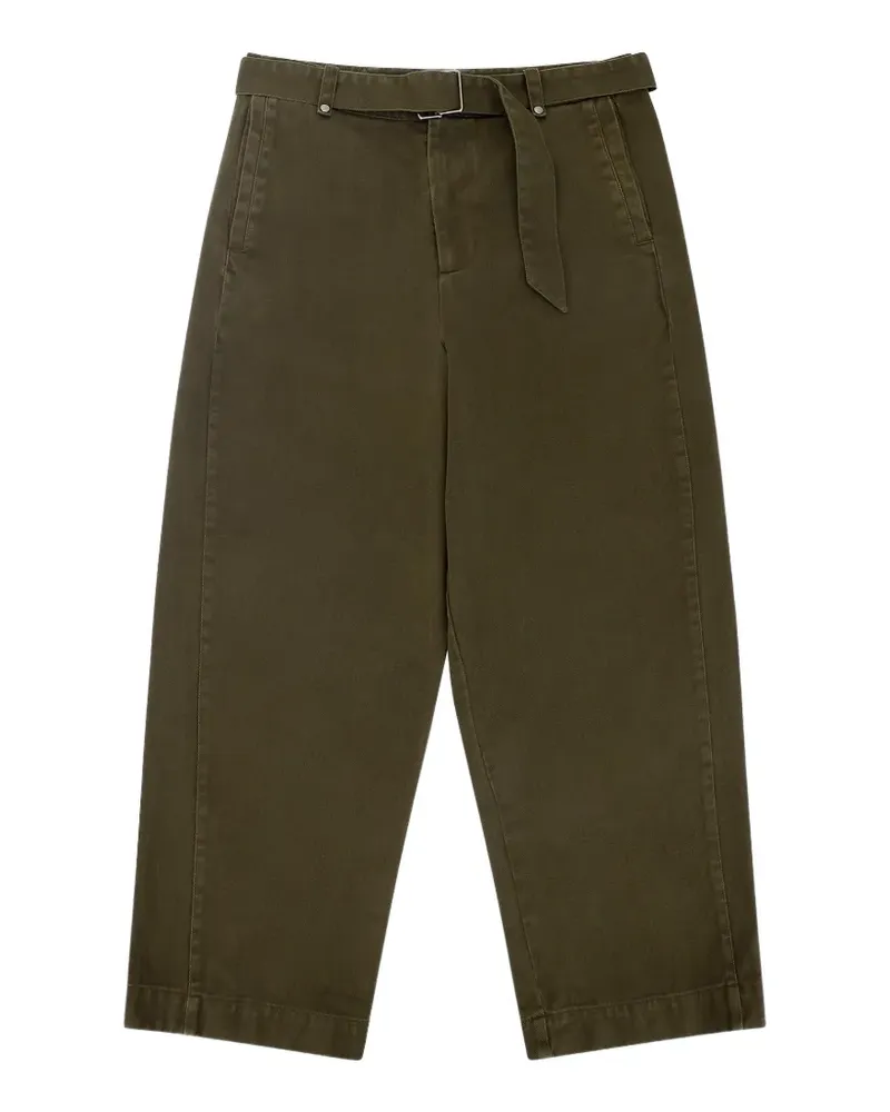 Entire Studios Gully belted wide-leg jeans - Grün Grün